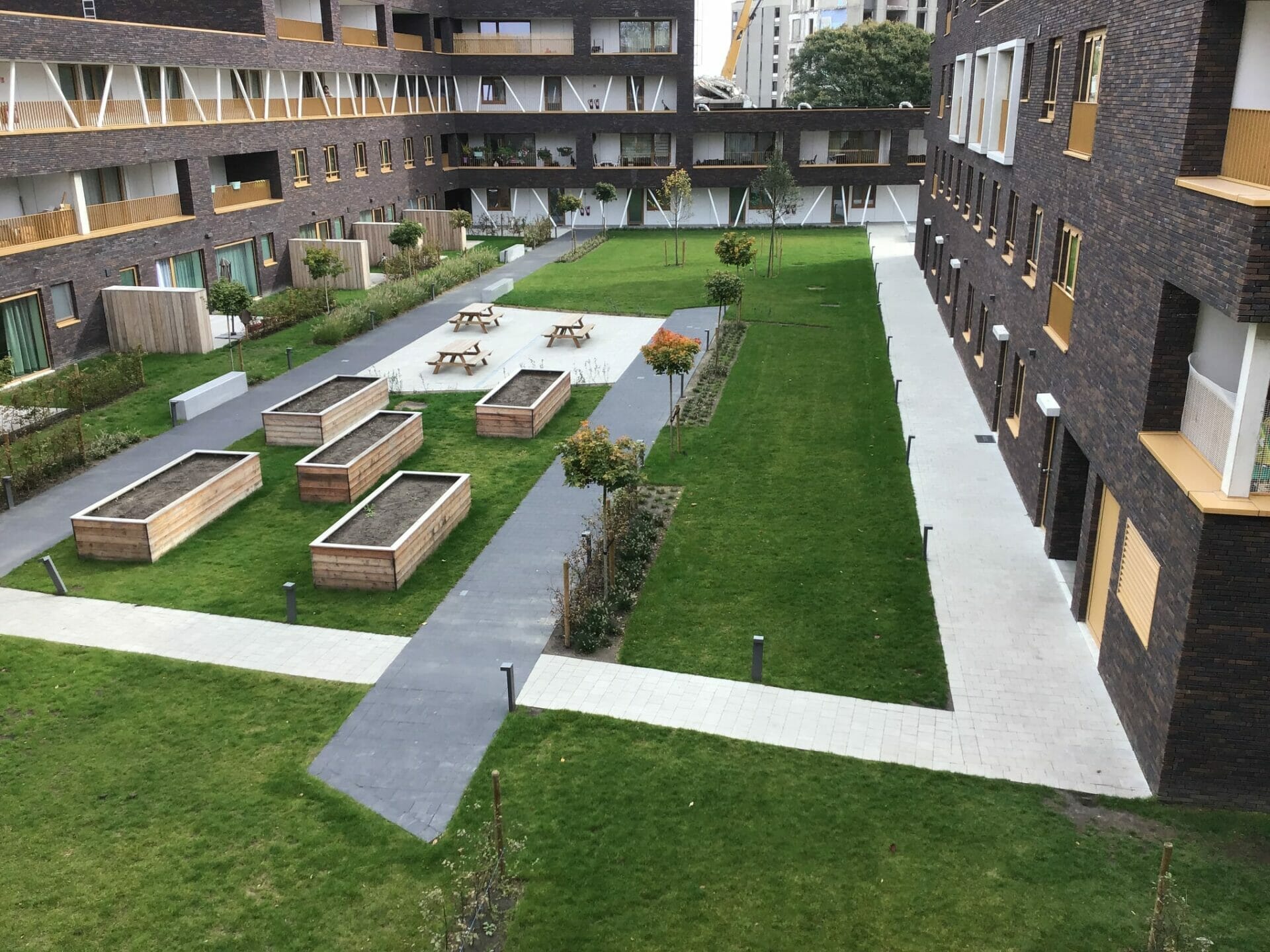 Tuinontwerp 2 appartementstuin